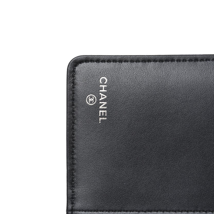 Chanel Caviar Quilted Boy Yen Wallet Black 6 of 9