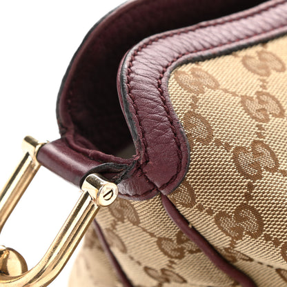 Gucci Monogram Medium Diana Bamboo Shoulder Bag Dark Purple 18 of 18