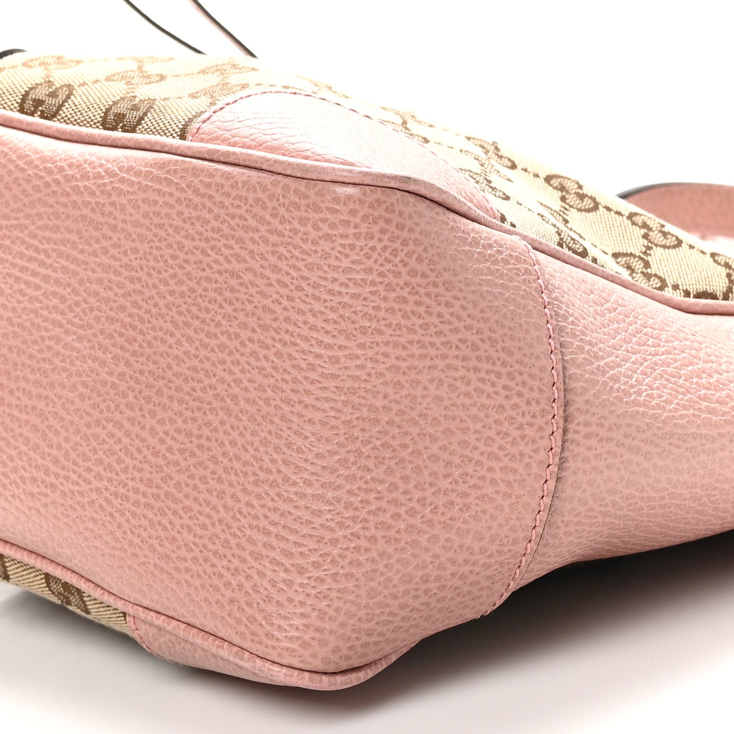 Monogram Small Bree Tote Beige Soft Pink