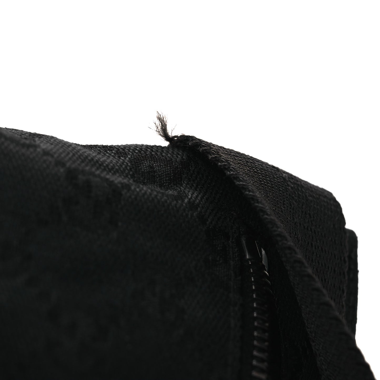 GG Monogram Double Pocket Belt Bag Black