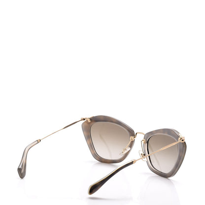 Miu Miu Cat Eye Sunglasses SMU10N Havana 2 of 8