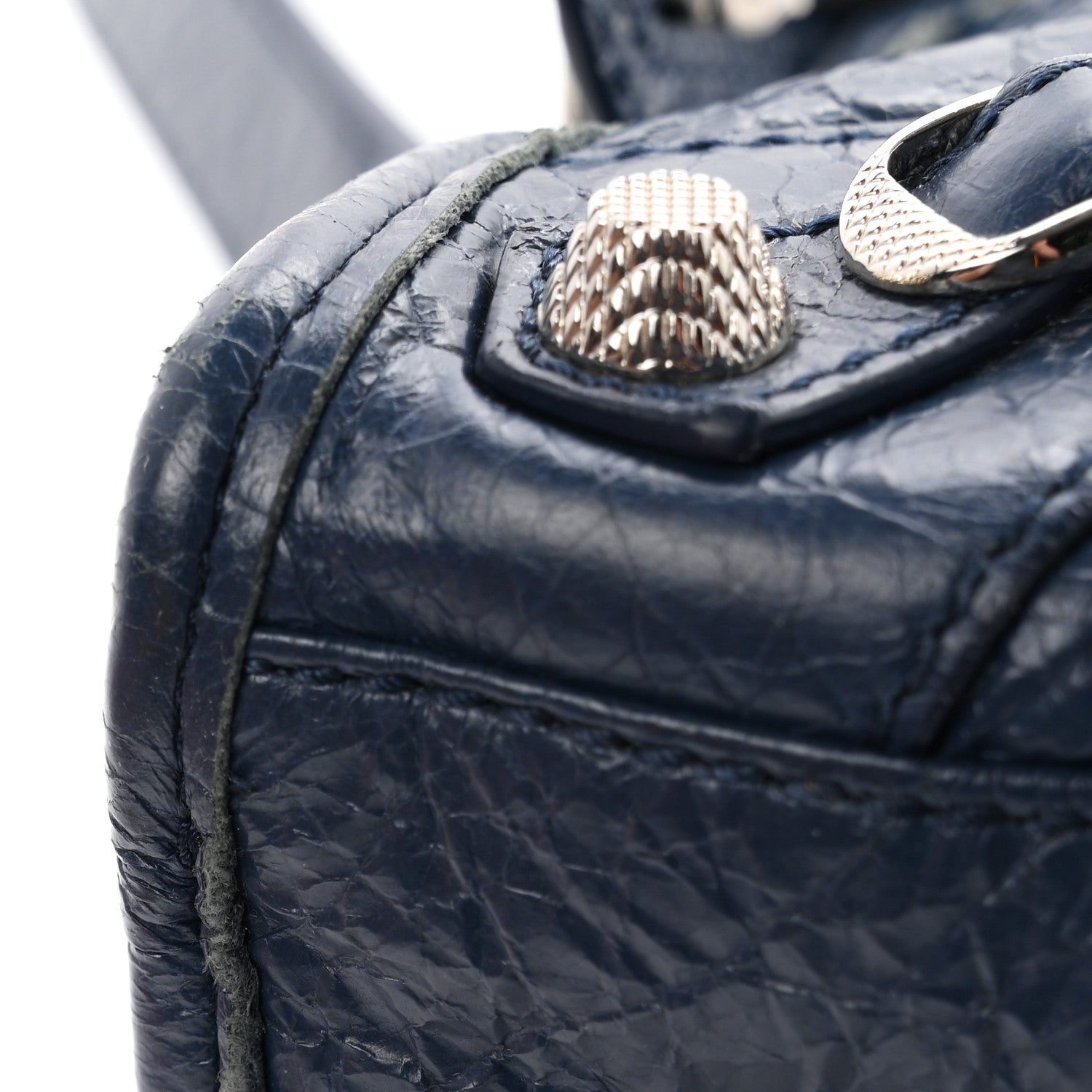 Balenciaga Agneau Giant 12 Silver Hardware Mini City Bleu Roi 10 of 10