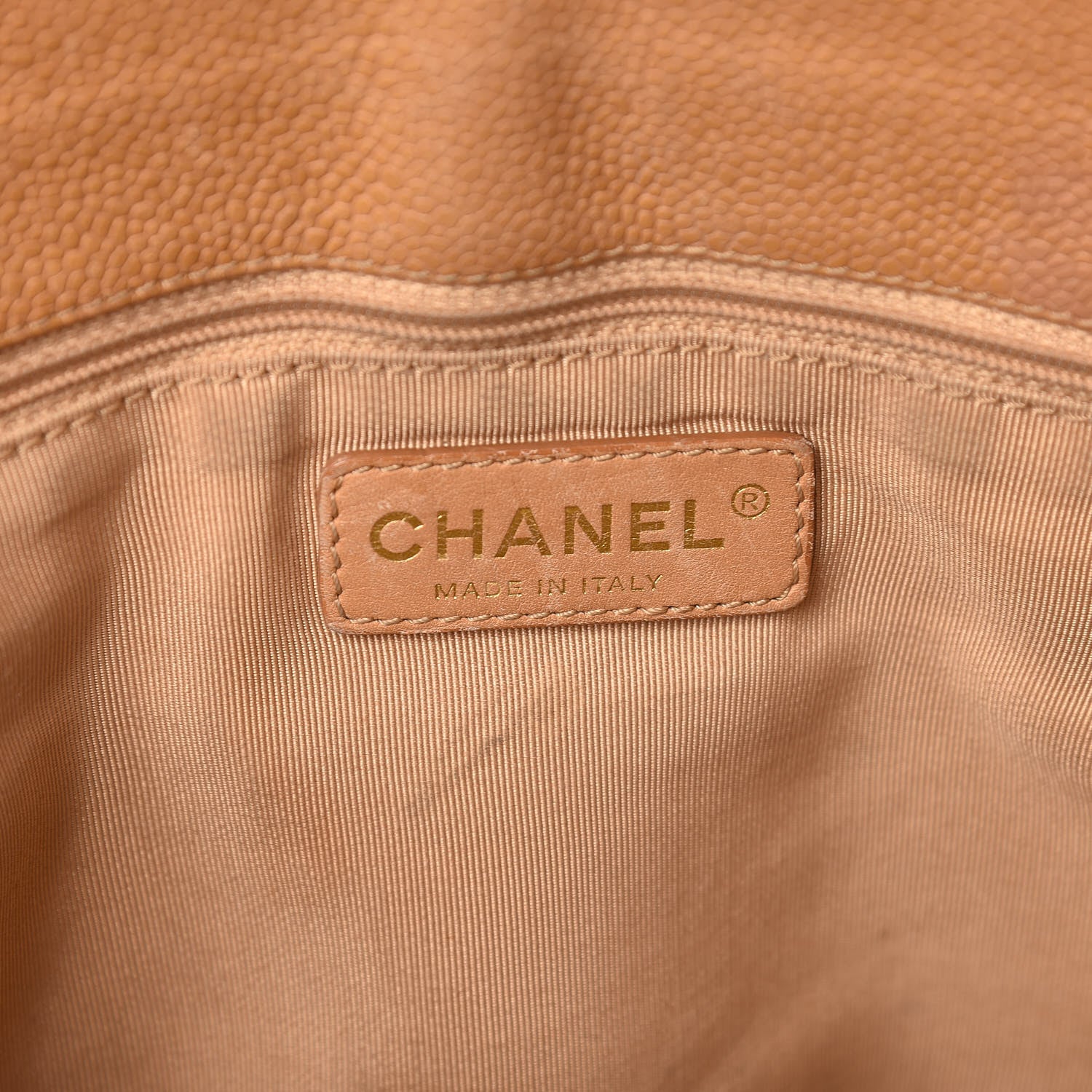 Chanel Caviar Quilted Grand Shopping Tote GST Beige 6 of 21