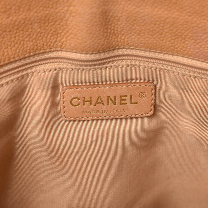Chanel Caviar Quilted Grand Shopping Tote GST Beige 6 of 21