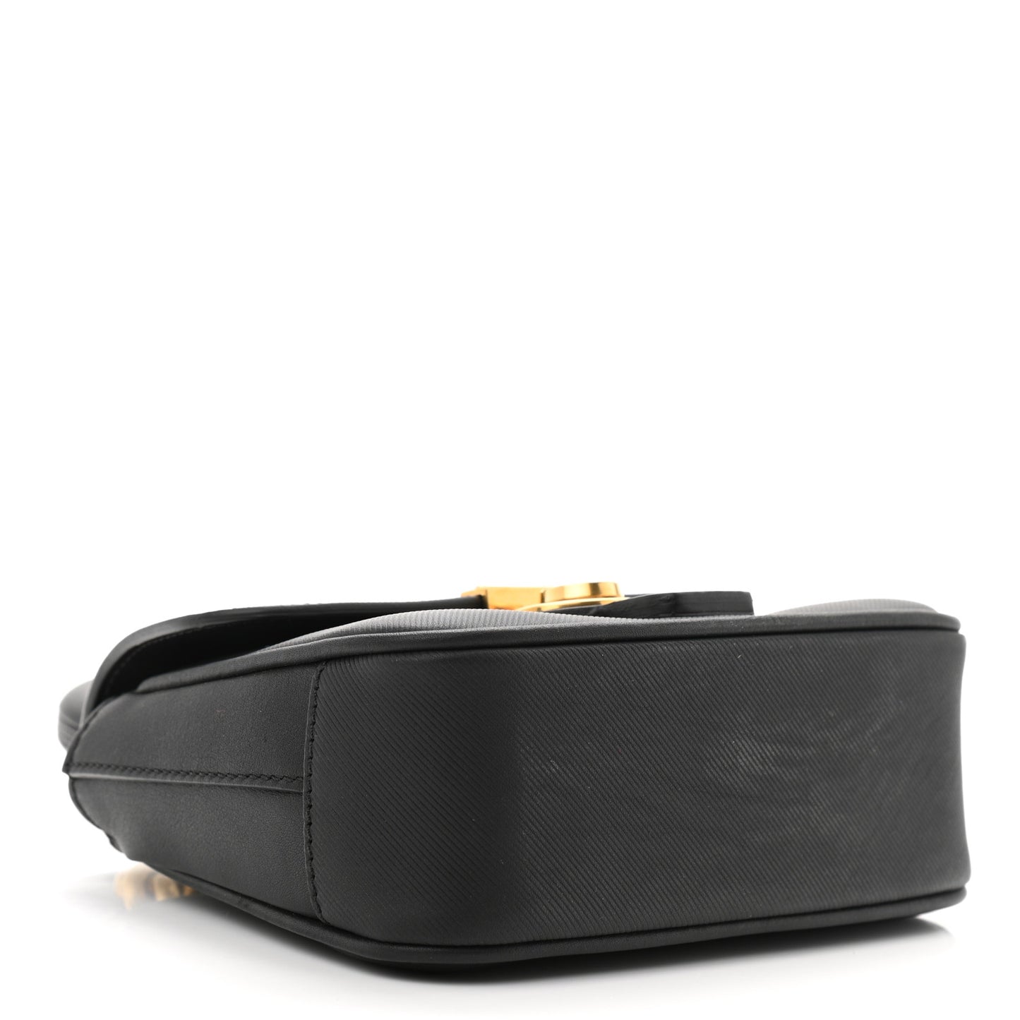 Trench Calfskin Mini DK88 Top Handle Bag Black