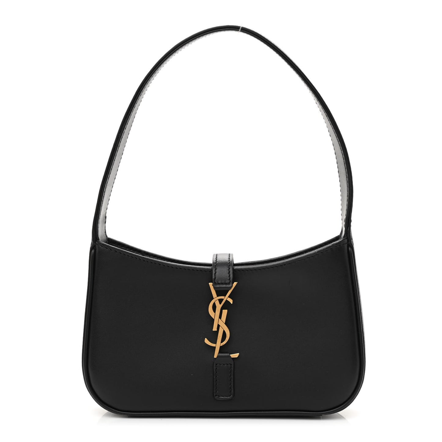 Smooth Calfskin Le 5 A 7 Mini Hobo Black