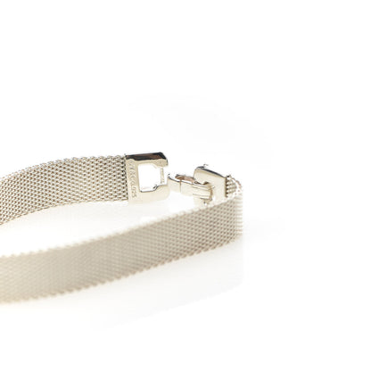 Tiffany Sterling Silver Somerset Mesh Buckle Bracelet 5 of 5