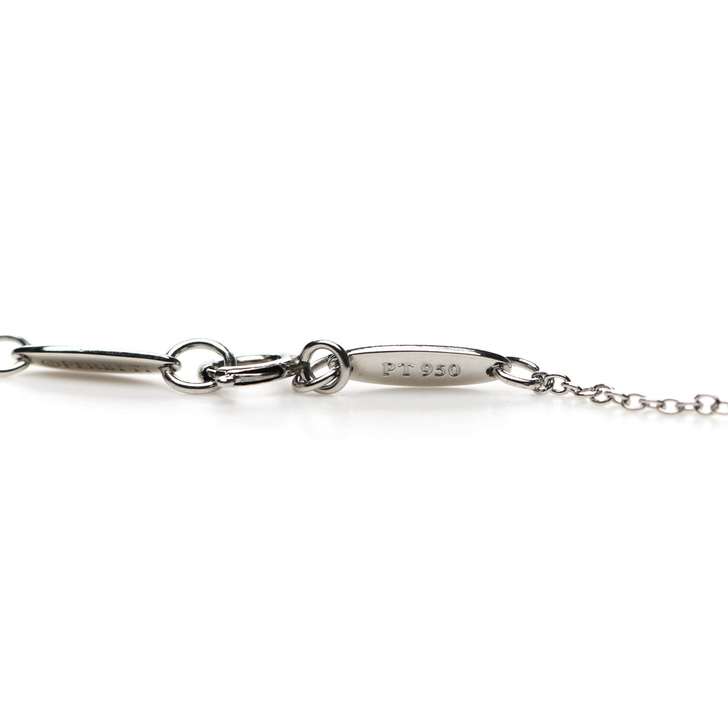 Platinum Diamond Aquamarine Color by the Yard Necklace