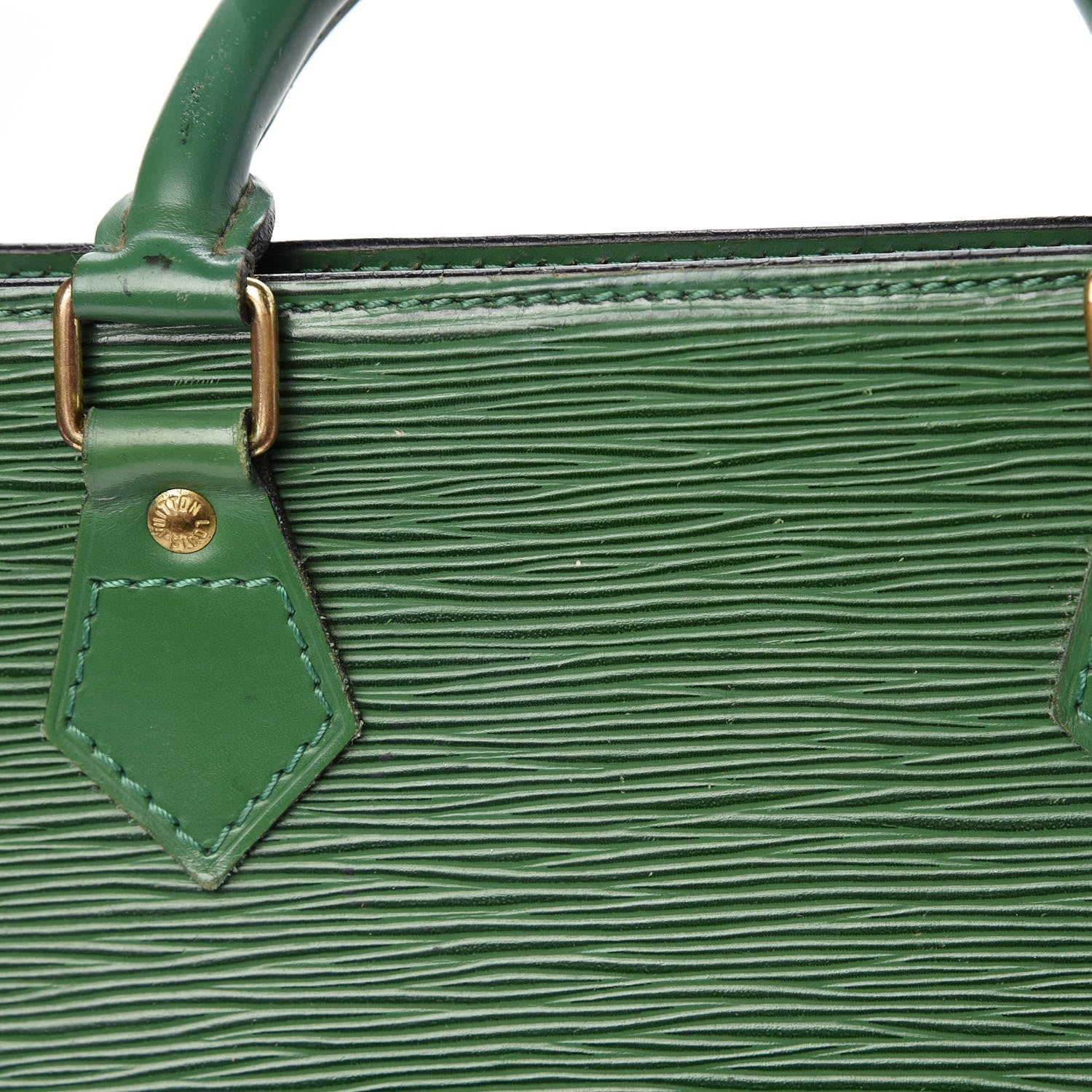 Louis Vuitton Epi Sac Triangle Green 8 of 21