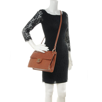 Chanel Caviar Quilted Large Retro Class Flap Brown 2 of 9
