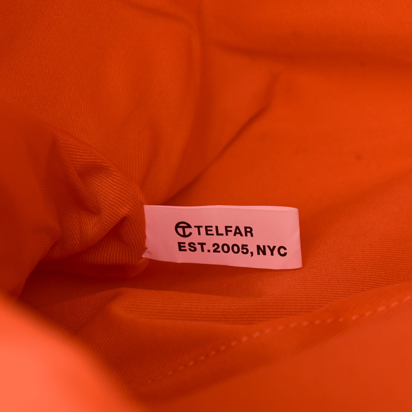 Vegan Leather Medium Shopping Bag Orange