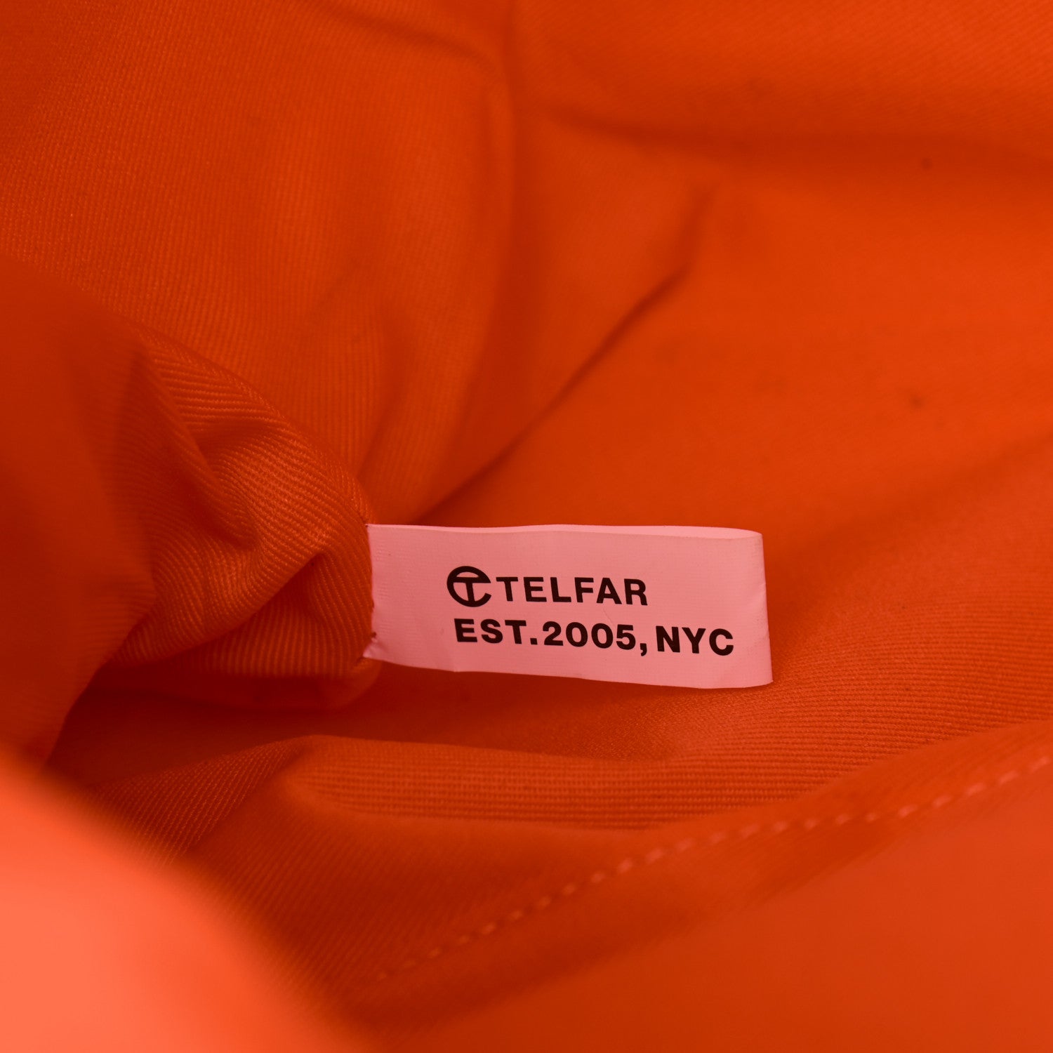 Telfar Vegan Leather Medium Shopping Bag Orange 7 of 16