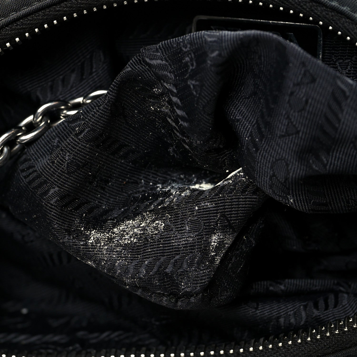 Prada Nylon Re-Edition 2005 Shoulder Bag Black 10 of 11