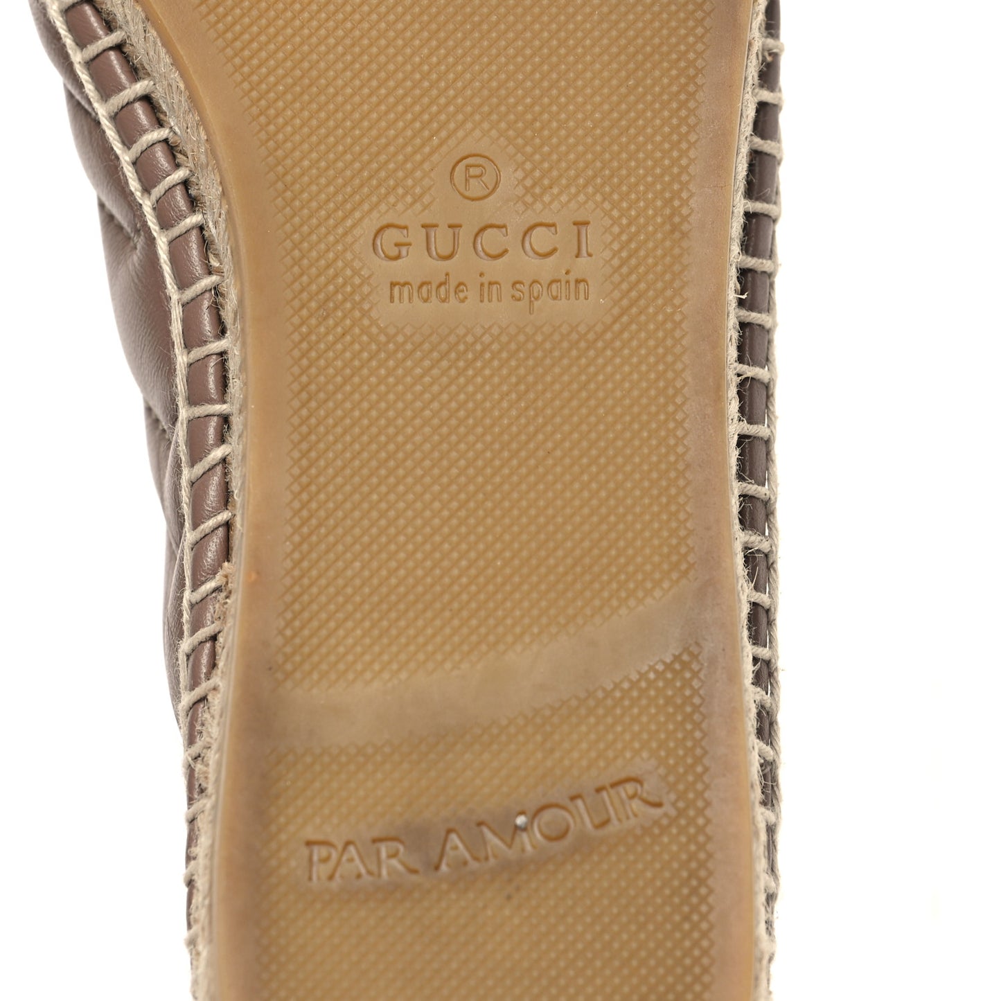 Nappa Matelasse GG Marmont Espadrilles 36 Porcelain Rose