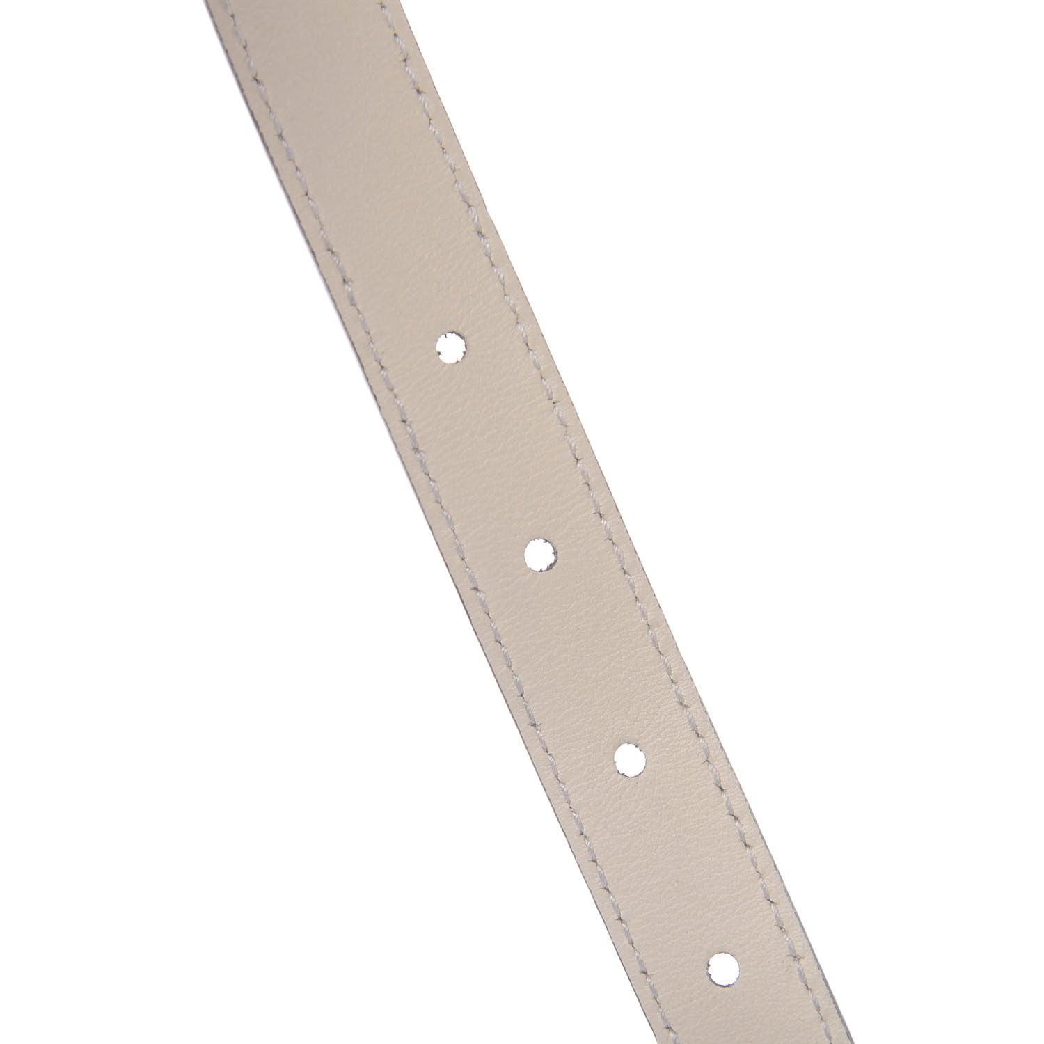 Gucci Calfskin Double G 20mm Belt 85 34 Mystic White 5 of 5