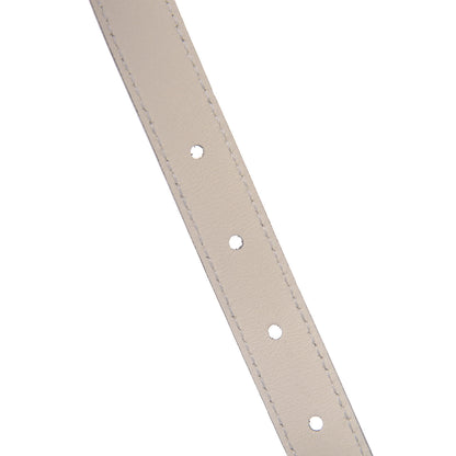 Gucci Calfskin Double G 20mm Belt 85 34 Mystic White 5 of 5