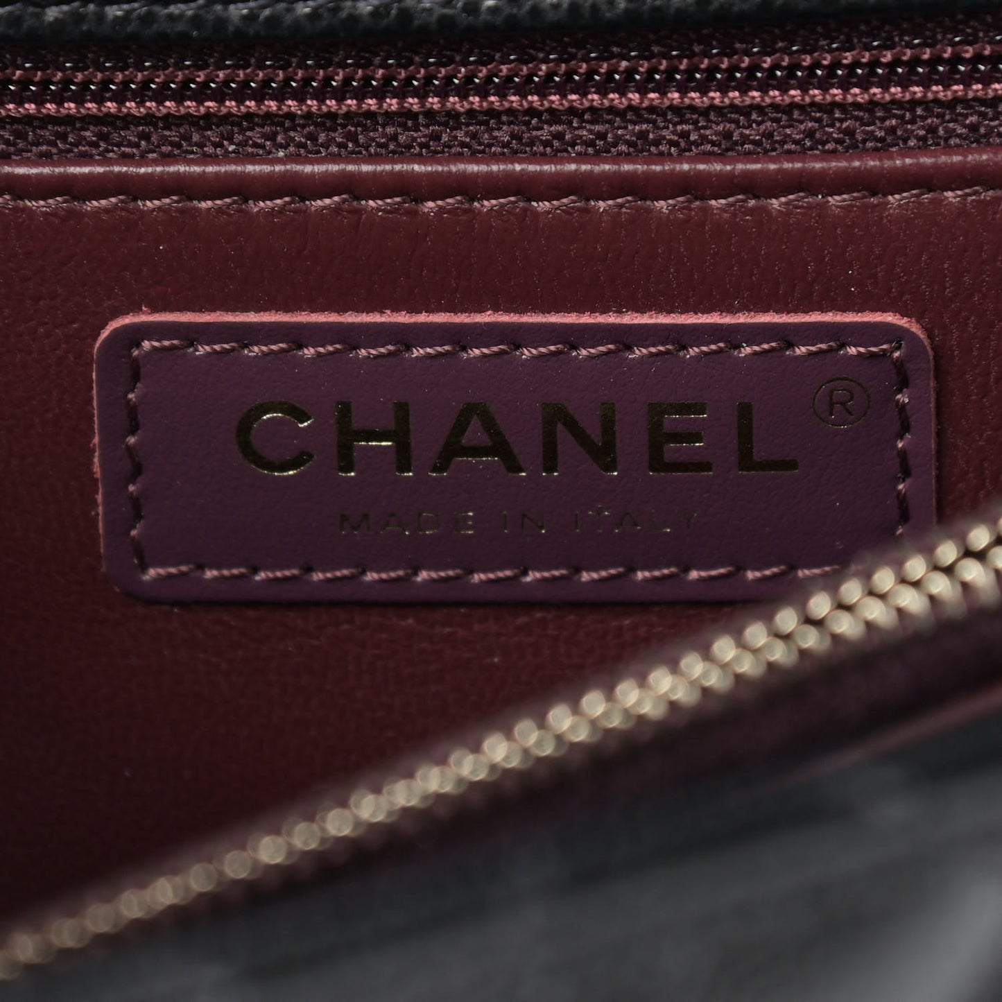 Caviar Quilted Small Coco Handle Flap Black