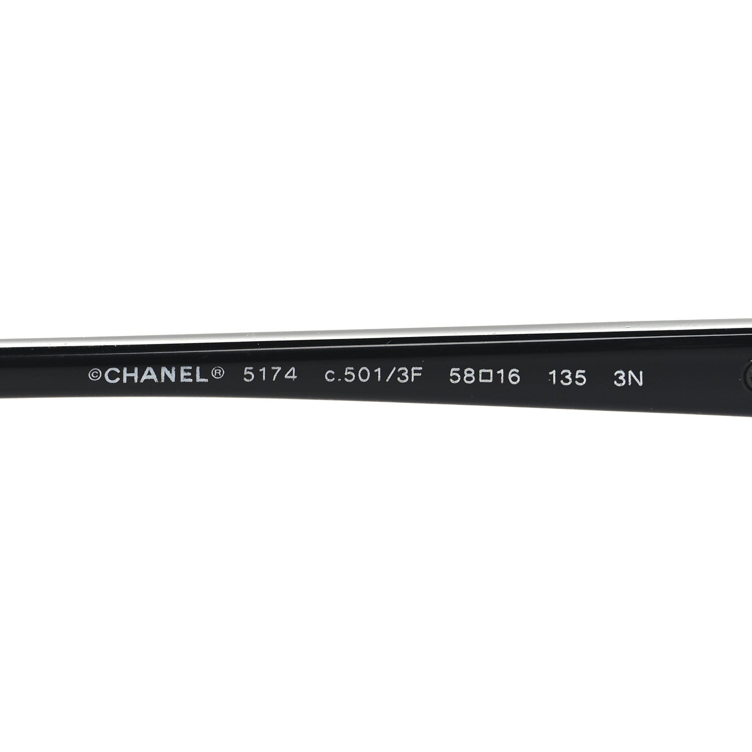 Chanel Acetate CC Sunglasses 5174 Black 5 of 7