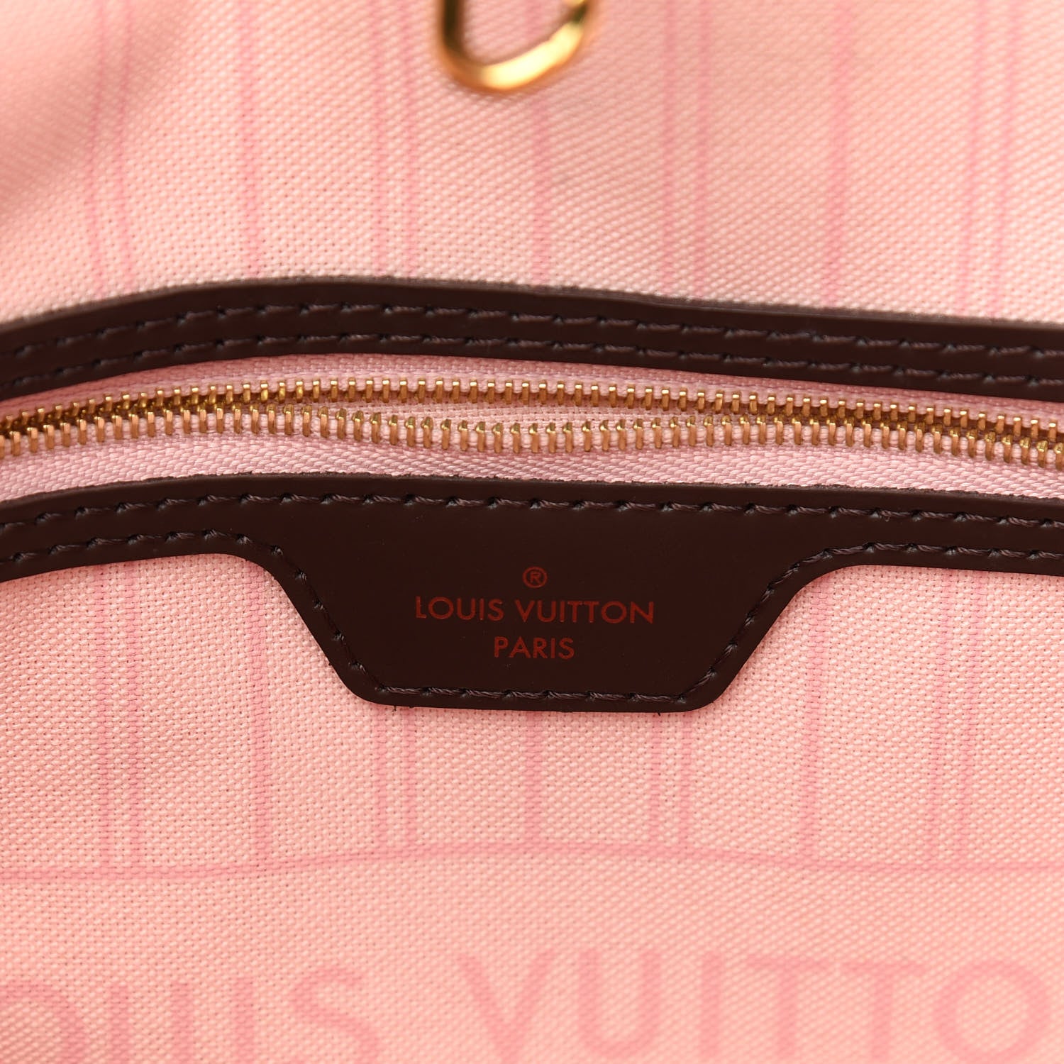 Louis Vuitton Damier Ebene Neo Neverfull MM Rose Ballerine 6 of 8