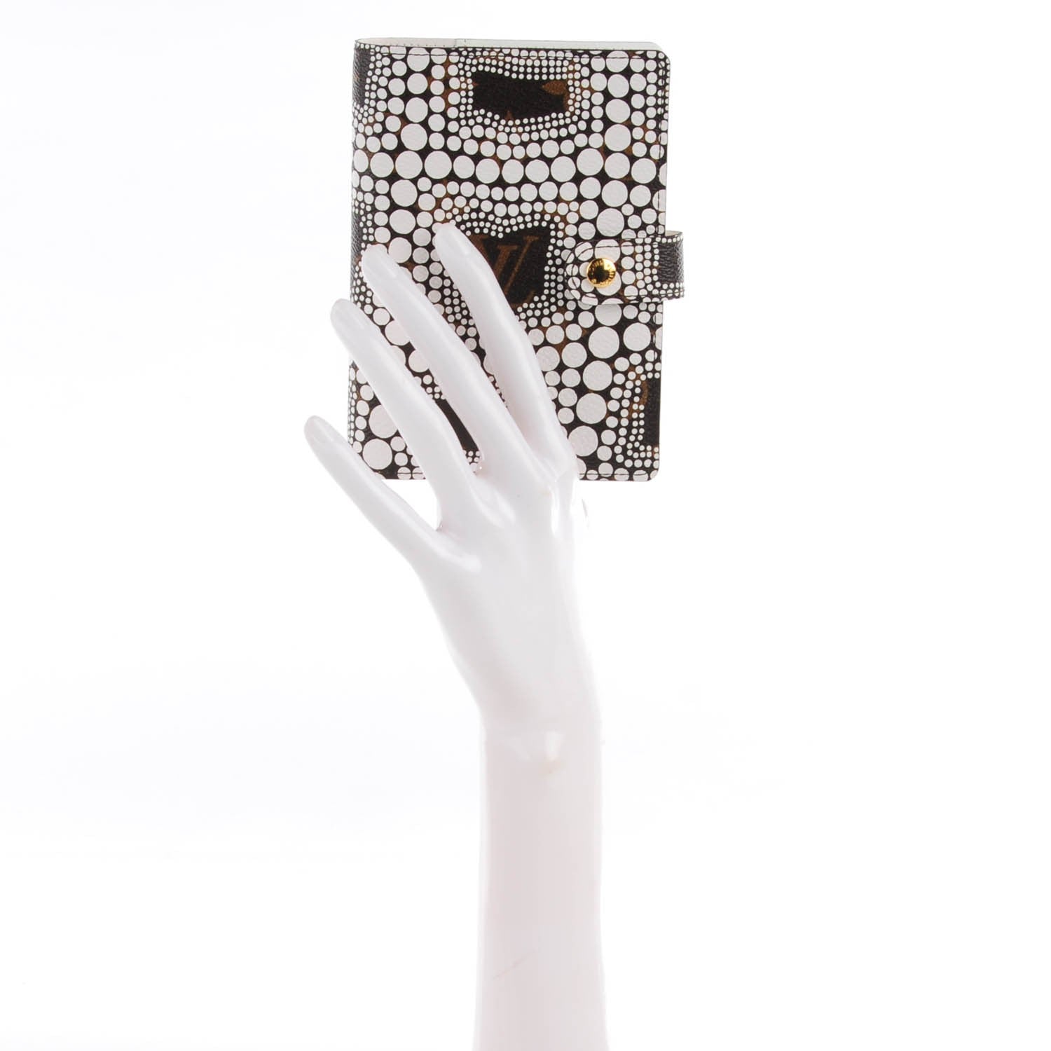 Louis Vuitton Monogram Kusama Town Small Ring Agenda White 2 of 9
