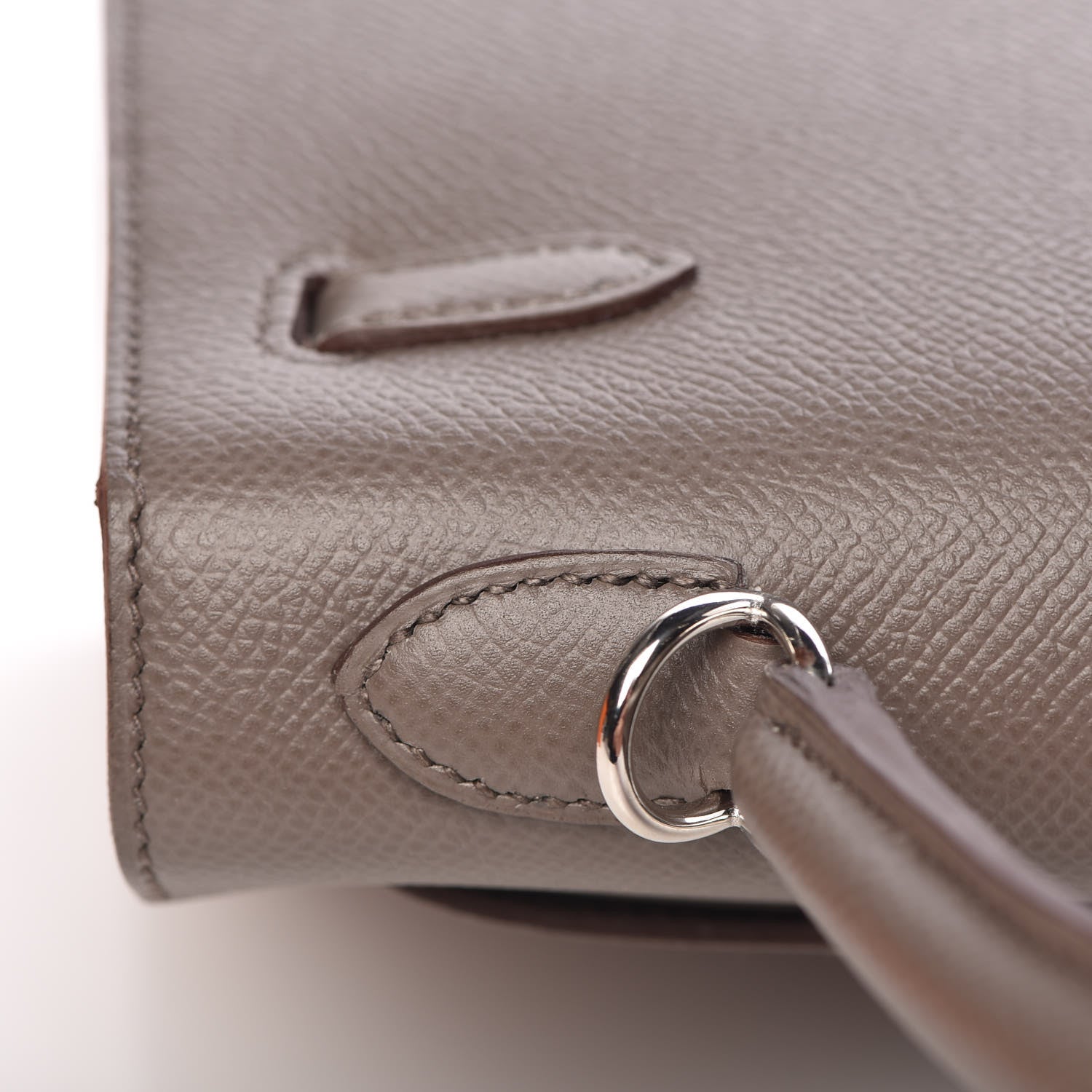 Hermes Epsom Kelly Sellier 25 Etain 12 of 40