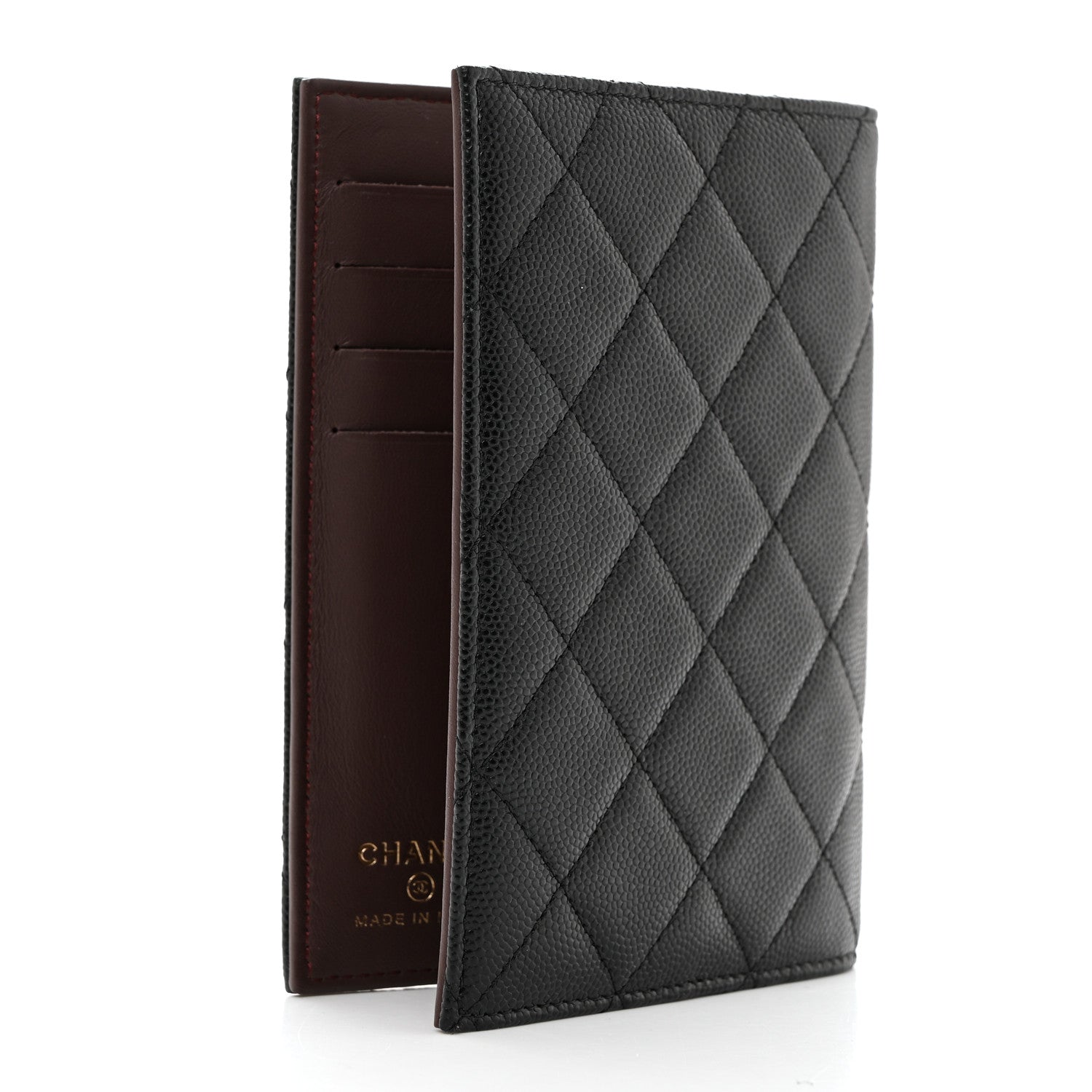 Chanel Caviar Quilted Passport Holder Black 3 of 7