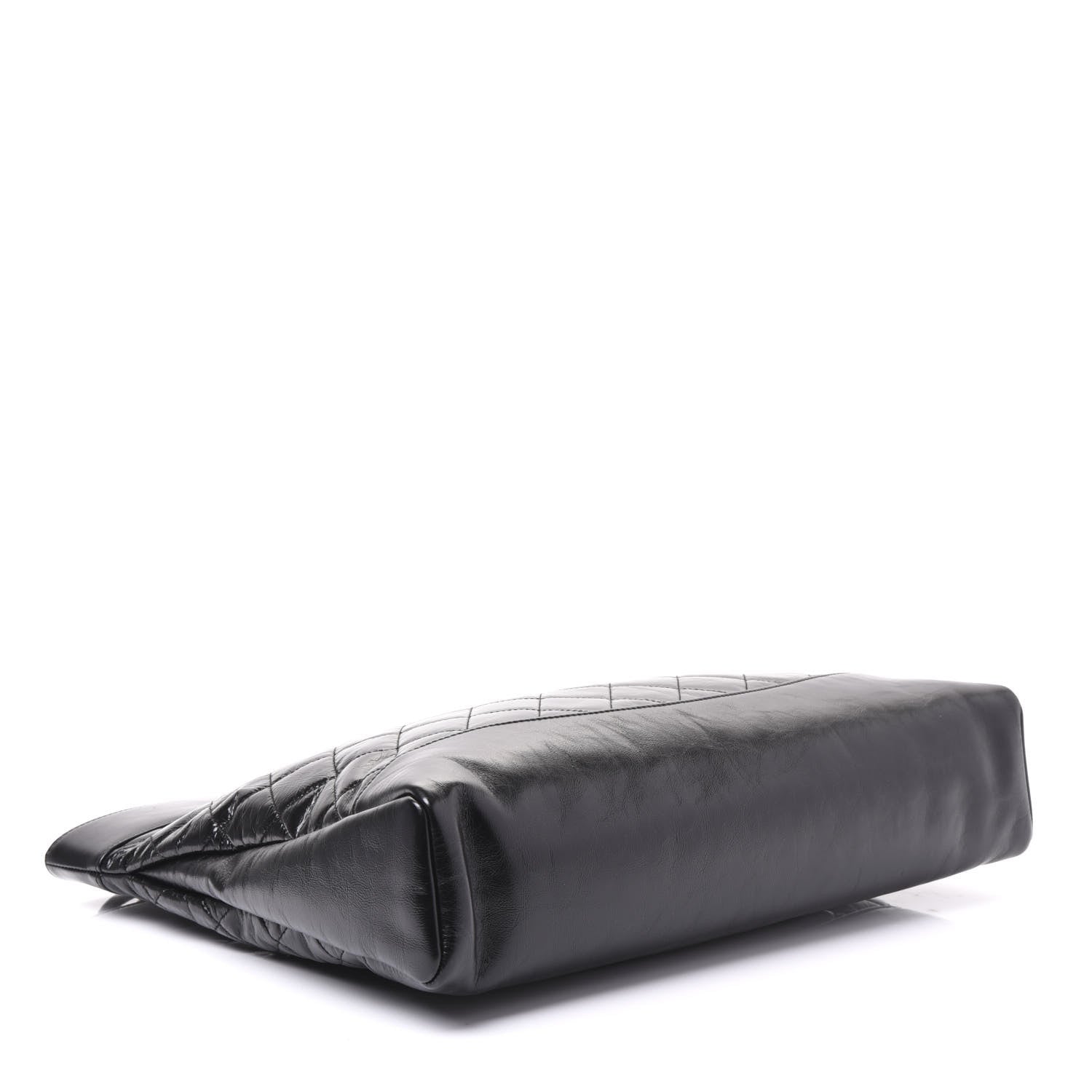 Chanel Aged Calfskin Quilted Large 31 Shopping Bag Black 3 of 10