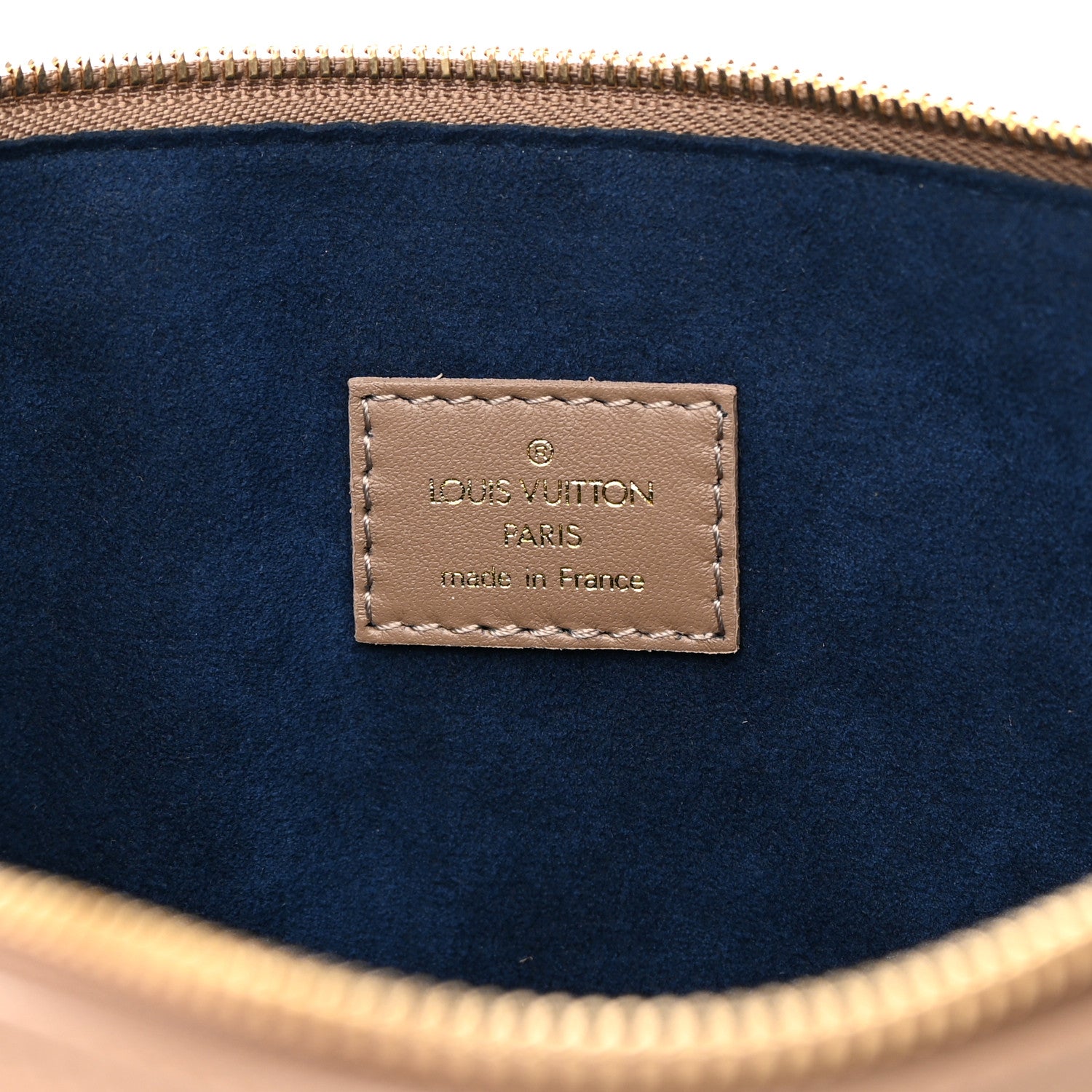 Louis Vuitton Lambskin Embossed Monogram Coussin MM Taupe 8 of 11
