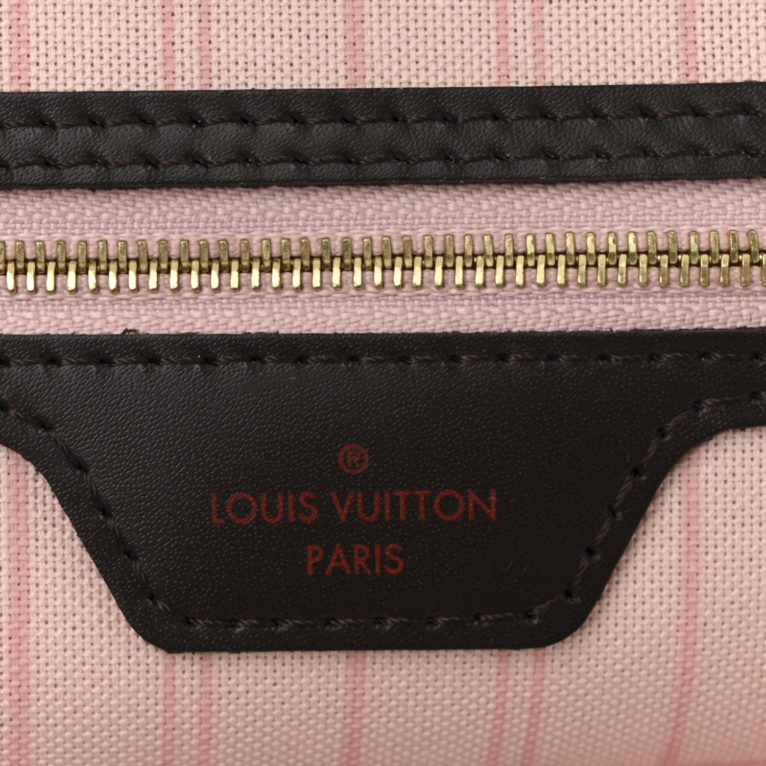 Louis Vuitton Damier Ebene Neo Neverfull MM Rose Ballerine 6 of 12