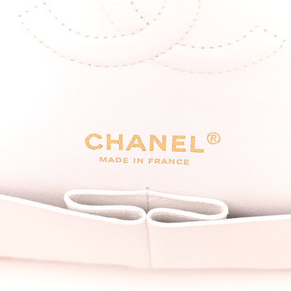 Chanel Caviar Quilted Medium Double Flap White 5 of 9