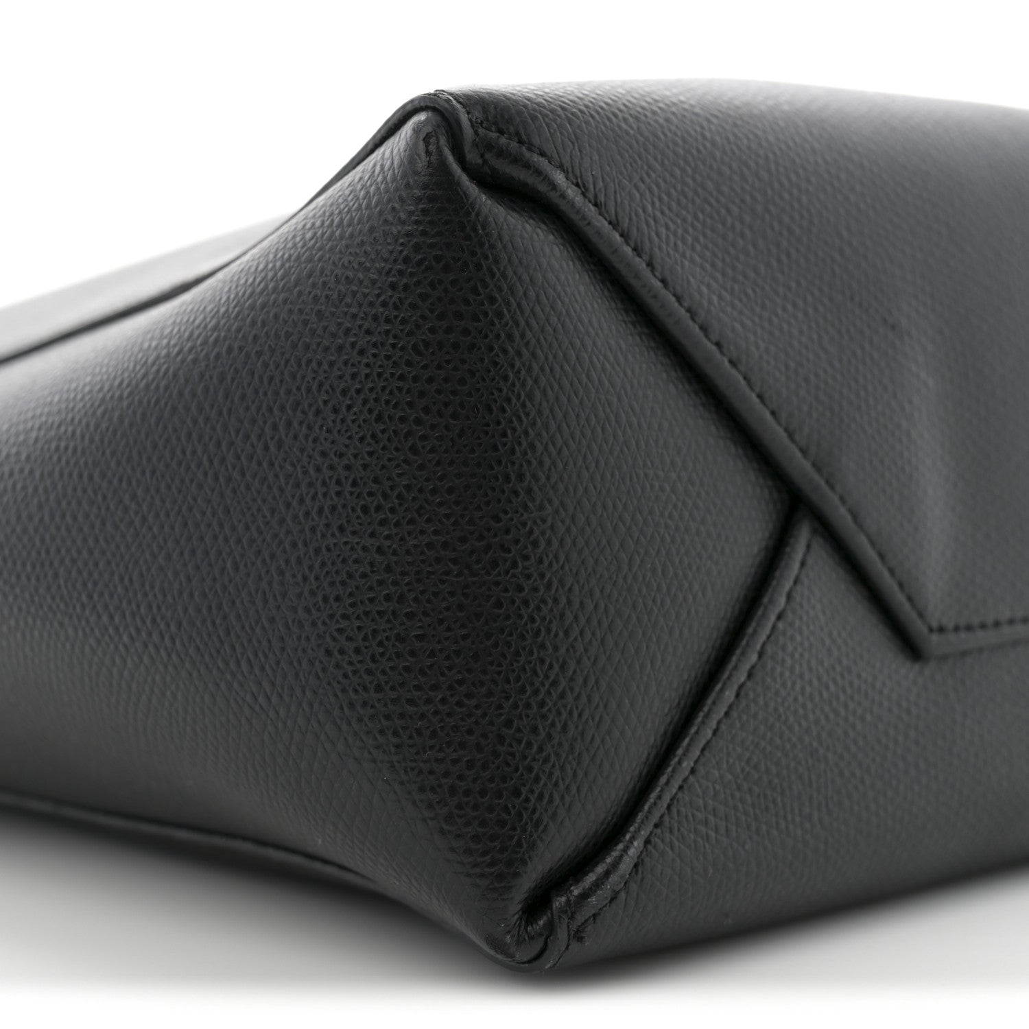 Celine Grained Calfskin Small Vertical Cabas Black 8 of 11