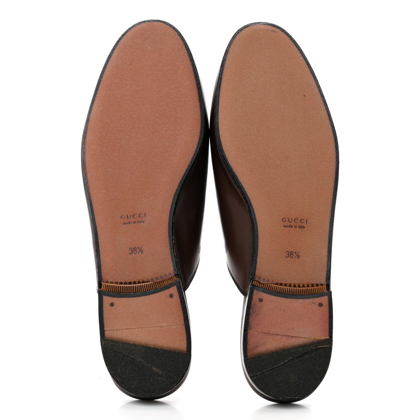 Calfskin Womens Princetown Slippers 38.5 Fondente Brown