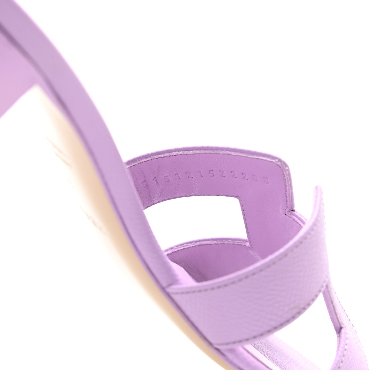 Hermes Epsom Oasis Sandals 37 Violet Amethyste 8 of 9