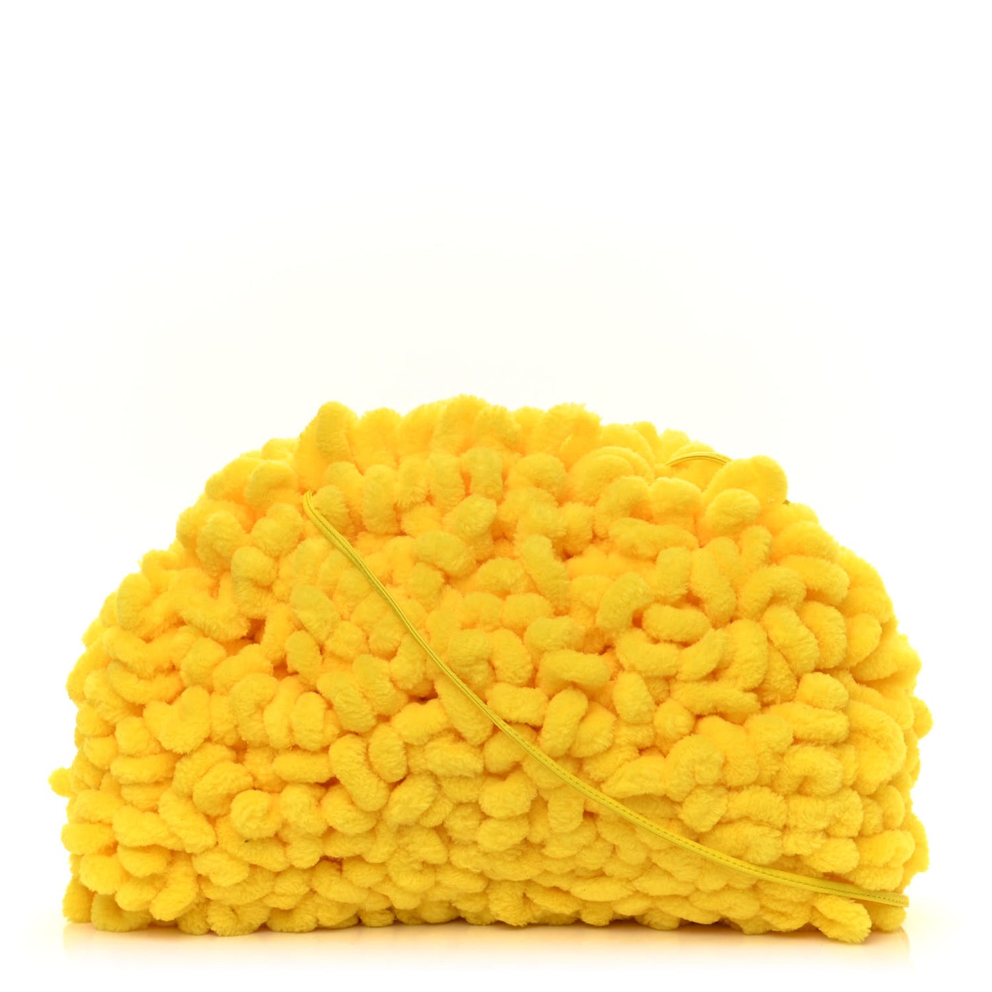 Chenille The Mini Pouch Lemon