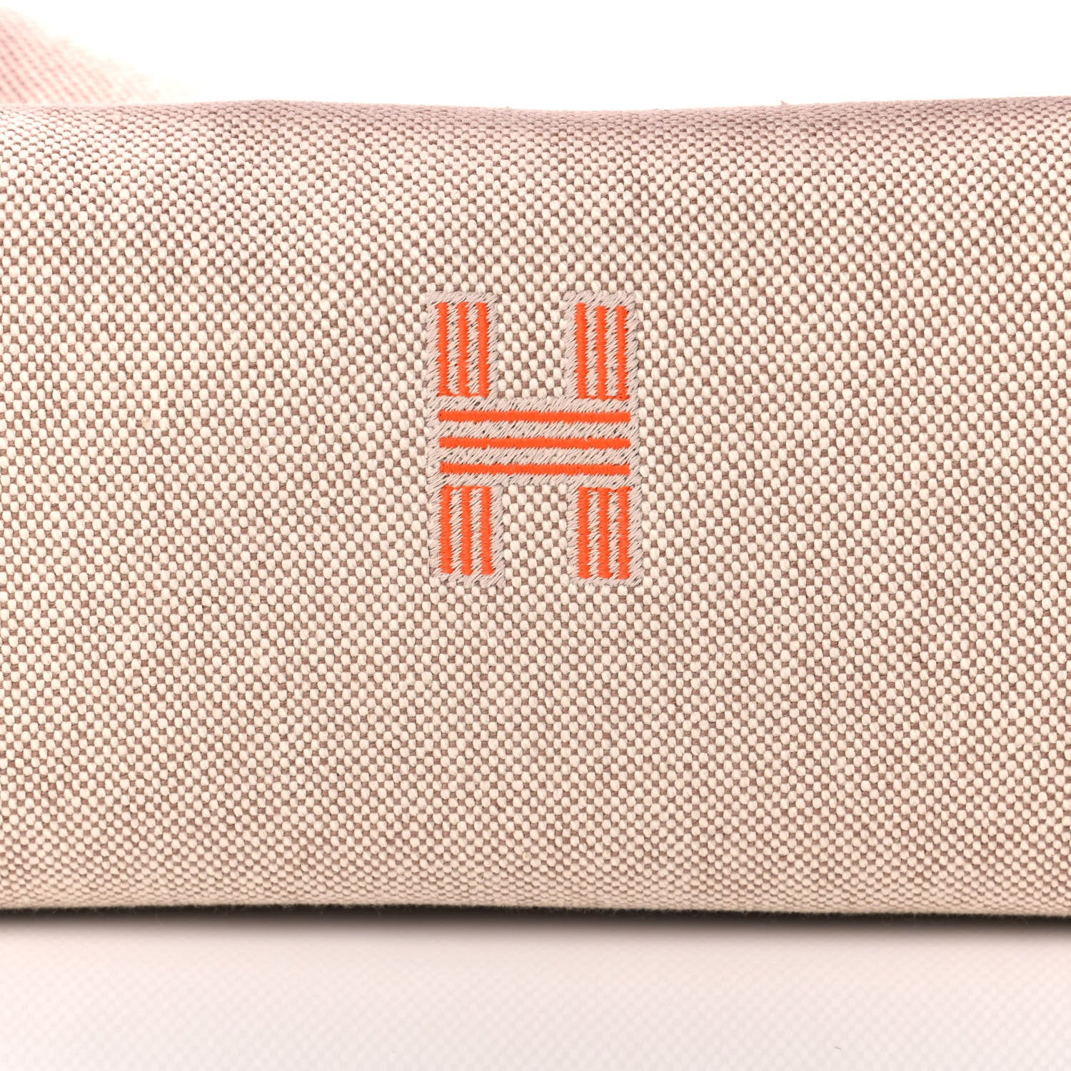 Hermes Canvas Small Bride-A-Brac Pouch Natural Orange 6 of 10