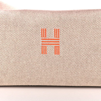 Hermes Canvas Small Bride-A-Brac Pouch Natural Orange 6 of 10