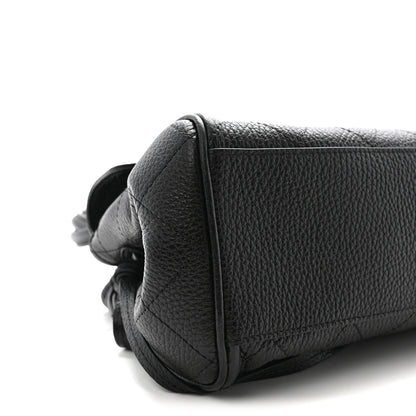 Chanel Grained Calfskin Stitched Urban Essentials Small Shopping Bag Black 9 of 10
