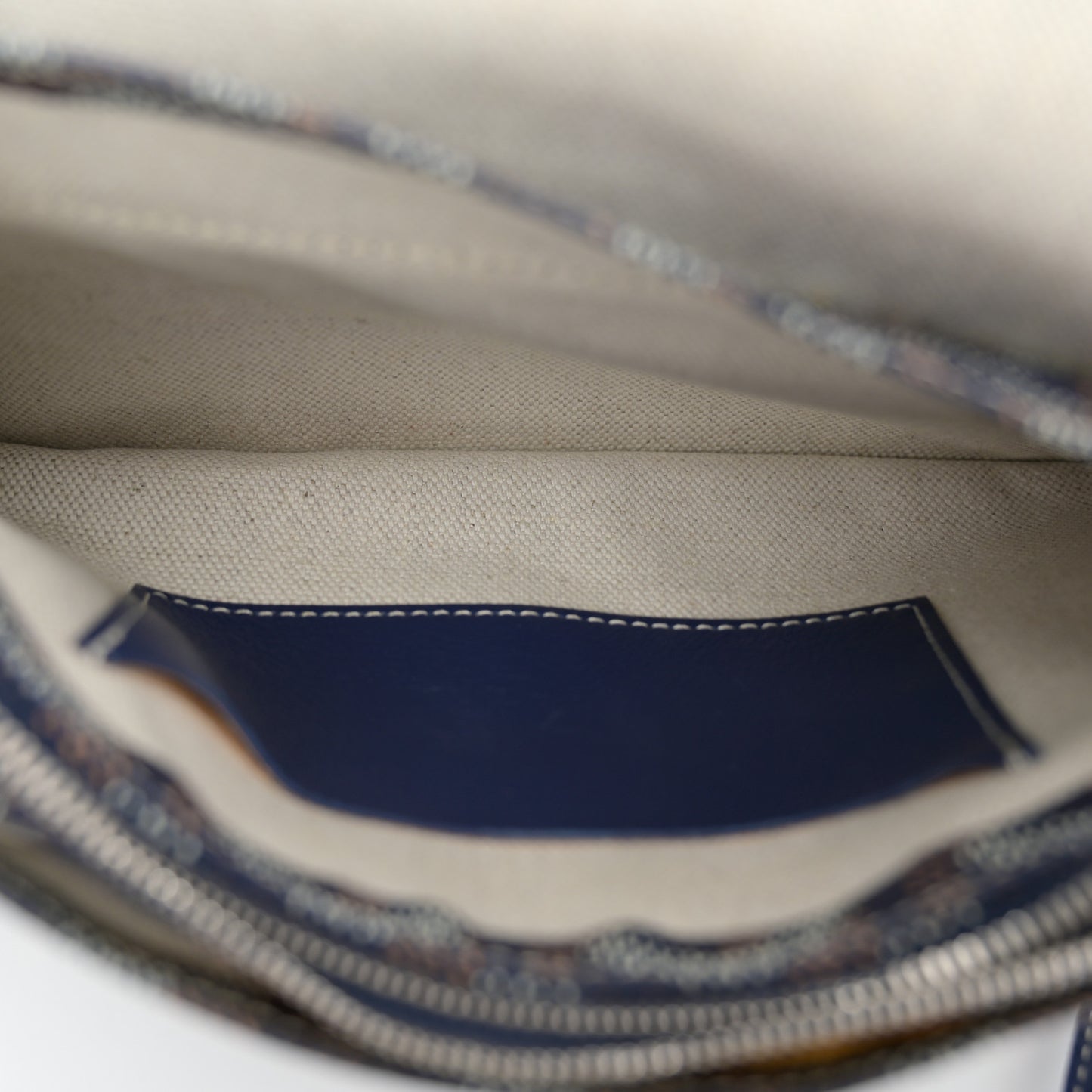 Goyardine Plumet Wallet Clutch Navy