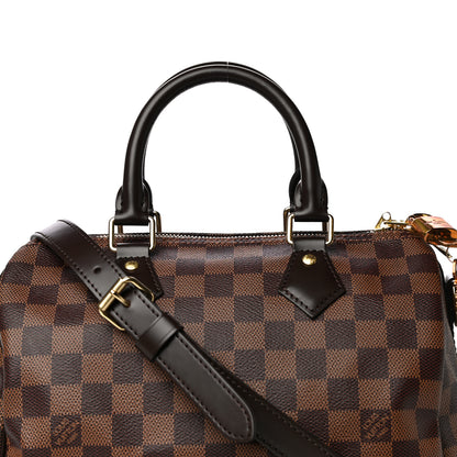 Louis Vuitton Damier Ebene Speedy Bandouliere 25 7 of 11