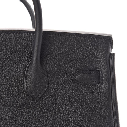 Hermes Togo Birkin 25 Black 14 of 34