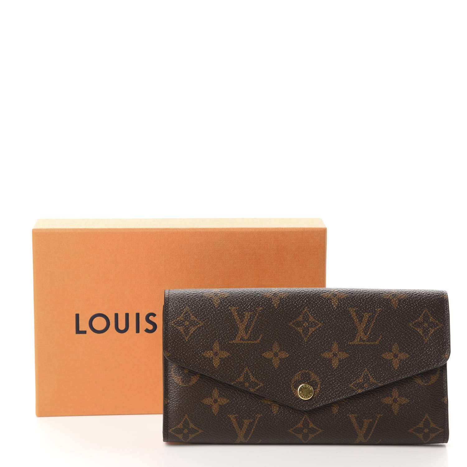Louis Vuitton Monogram Sarah Wallet NM Coquelicot 7 of 7