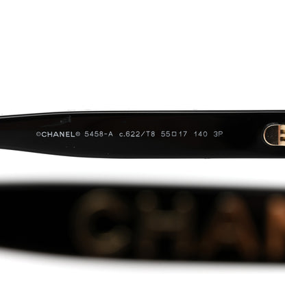 Chanel Acetate Pantos Logo Sunglasses 5458-A Black 5 of 7