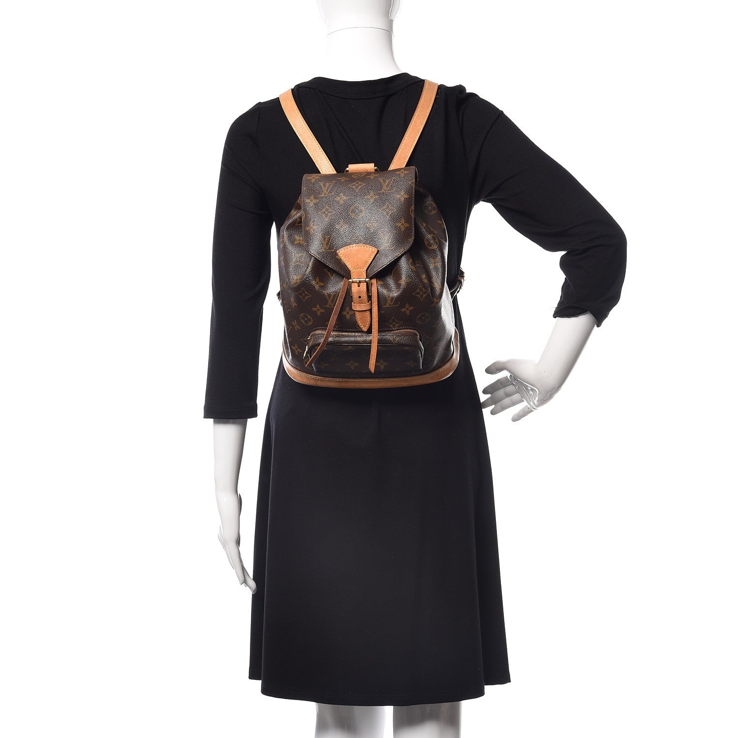 Louis Vuitton Monogram Montsouris MM Backpack 2 of 15