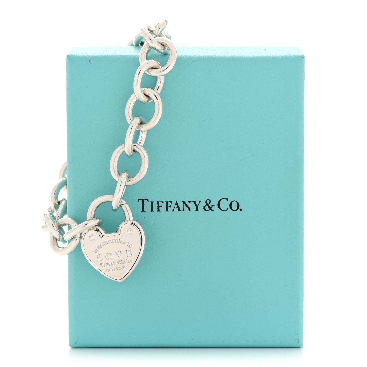 Tiffany Sterling Silver Return to Tiffany Love Lock Bracelet 6 of 6