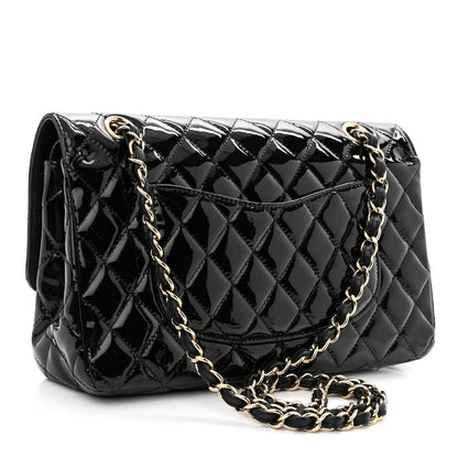 Chanel Patent Quilted Medium Double Flap Black 3 of 15