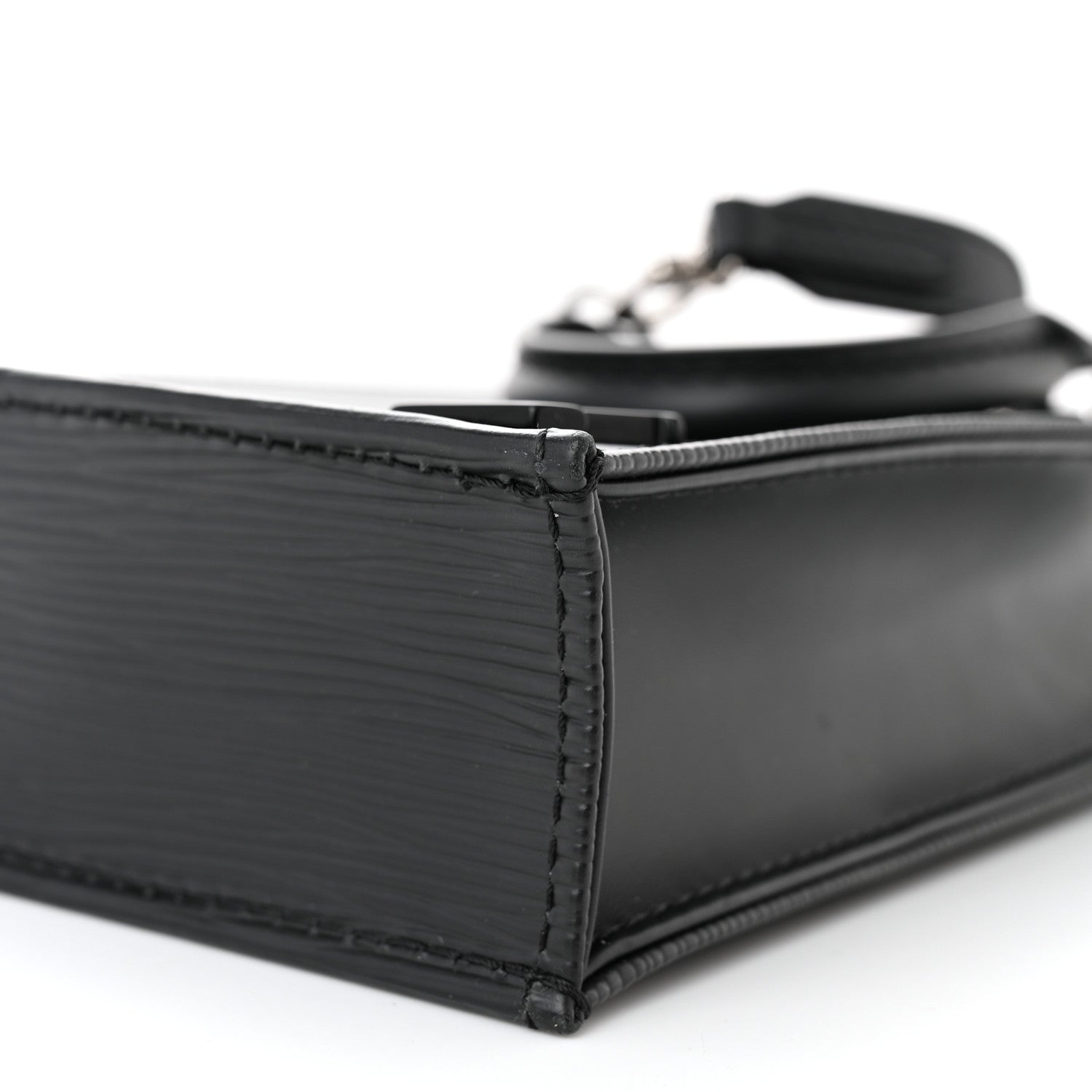 Louis Vuitton Epi Petit Sac Plat Black 9 of 9
