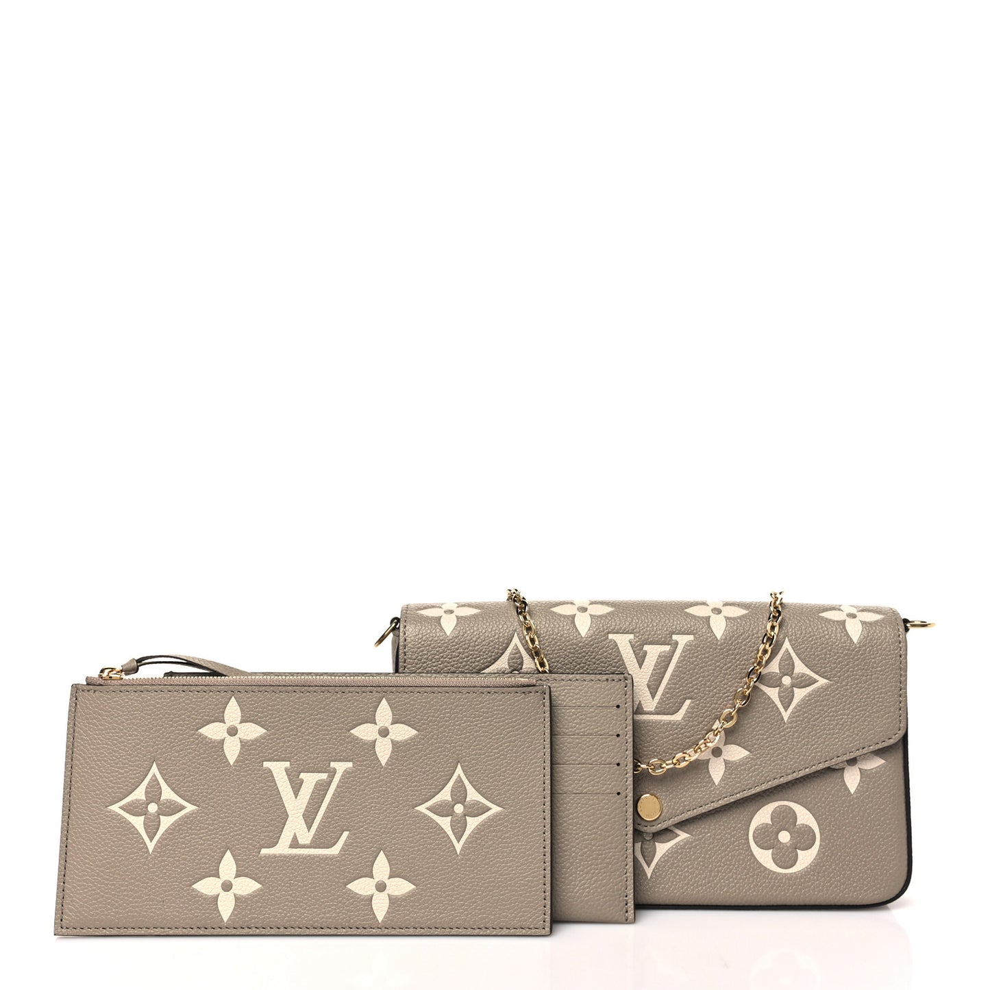 Empreinte Monogram Giant Felicie Pochette Tourterelle Creme