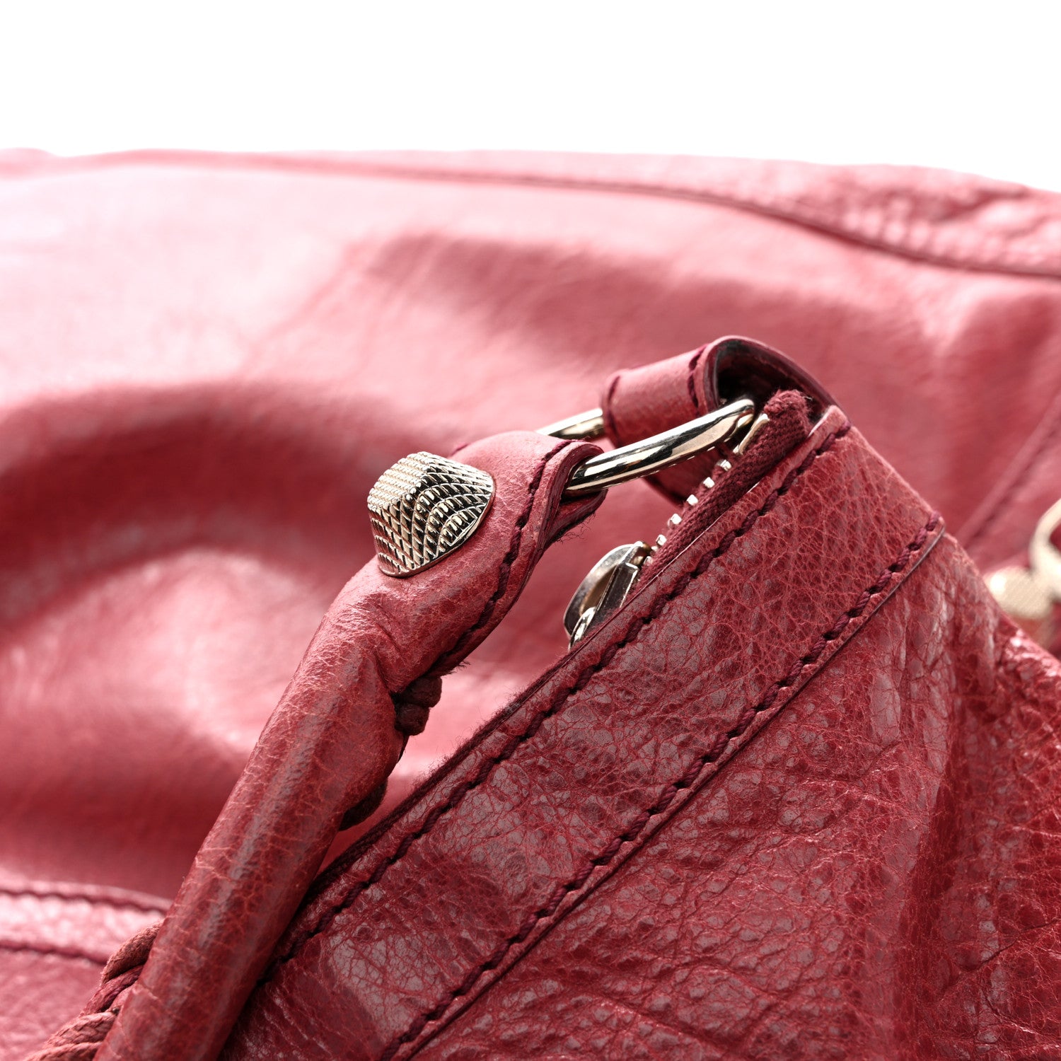 Balenciaga Agneau Giant 12 Silver Hardware Day Hobo Cassis 16 of 16