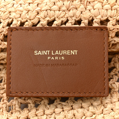 Saint Laurent Raffia Icare Shopping Tote Natural 7 of 11