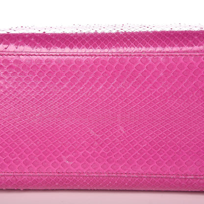 Christian Dior Python Medium Lady Dior Pink 10 of 17